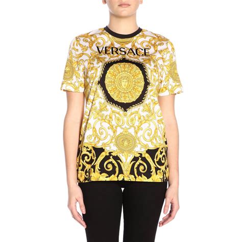 versace trshirt|Versace tee shirts women.